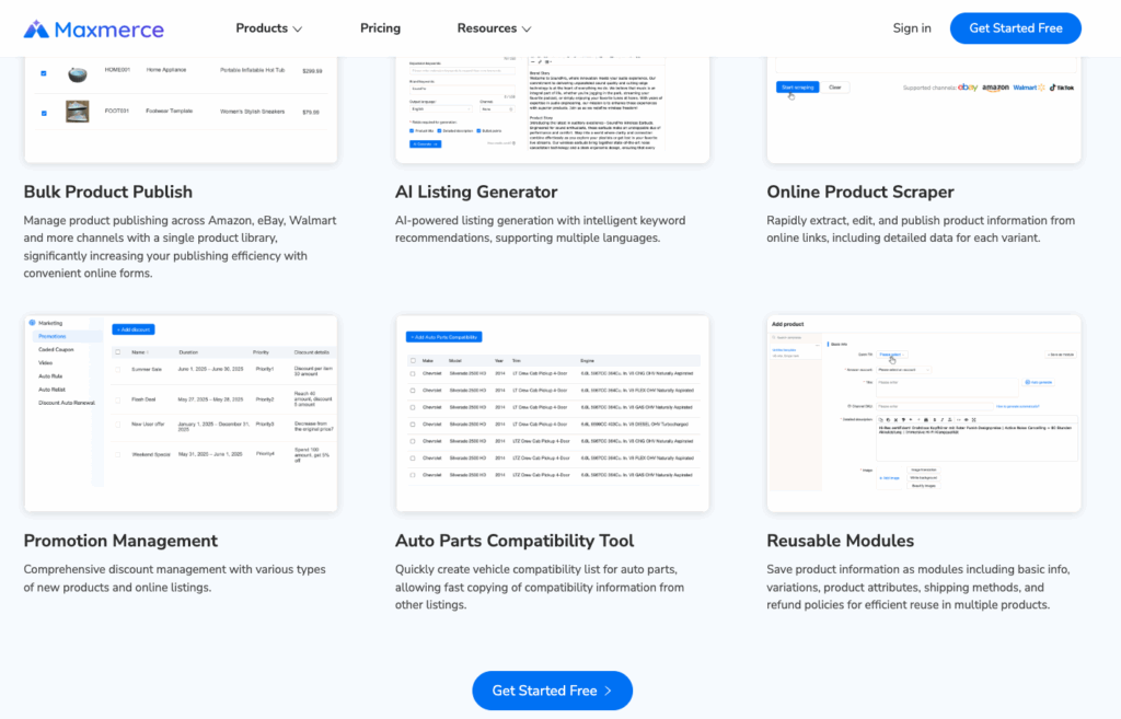 web scrape for amazon listing